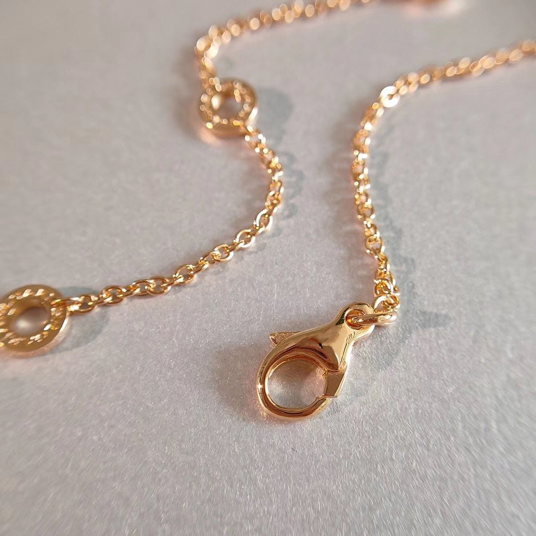 [OrnoraJewelry]ZERO 1 NECKLACE PINK GOLD