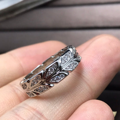 [Ornora Jewelry]OLIVE LEAF RING DIAMONDS