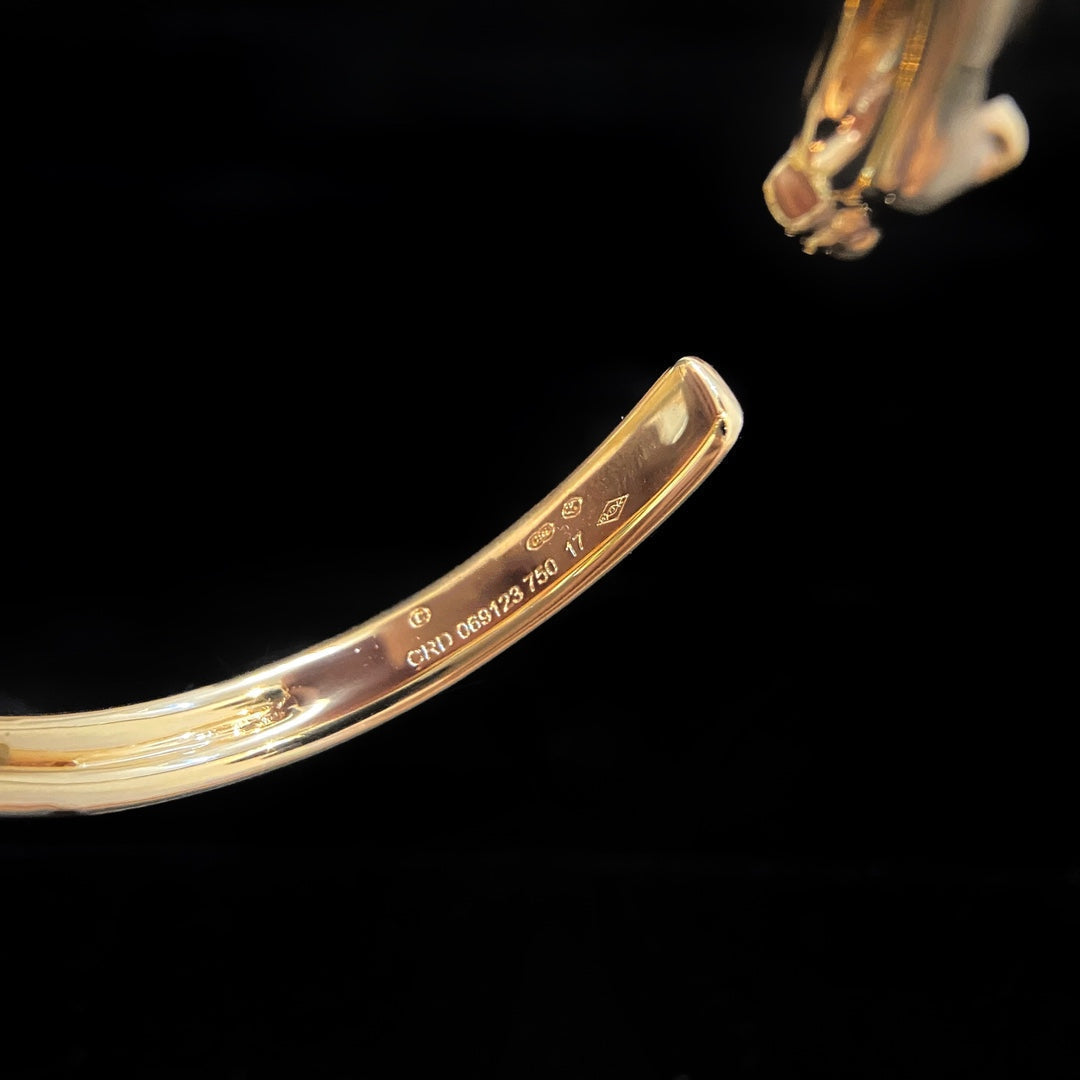 [OrnoraJewelry]PANTHERE GOLD OPEN BRACELET