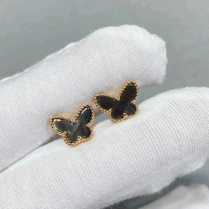 [OrnoraJewelry]BUTTERFLY DARK MOP  EARRINGS