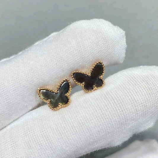[OrnoraJewelry]BUTTERFLY DARK MOP  EARRINGS