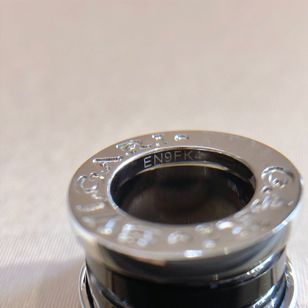 [OrnoraJewelry]ZERO 1 BLACK CERAMIC SILVER NECKLACE