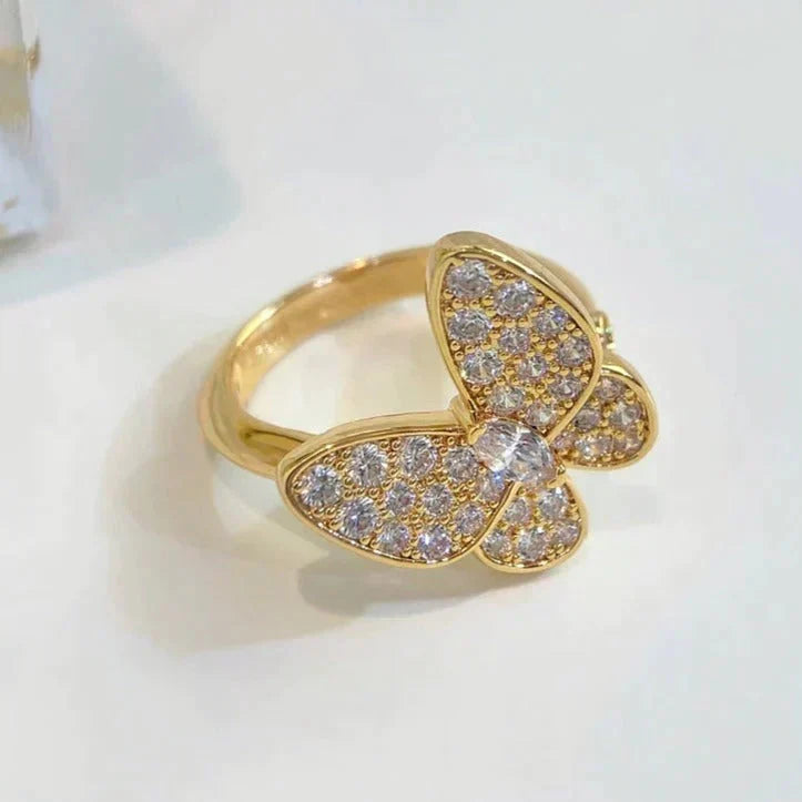 [OrnoraJewelry]BUTTERFLY DIAMOND RING