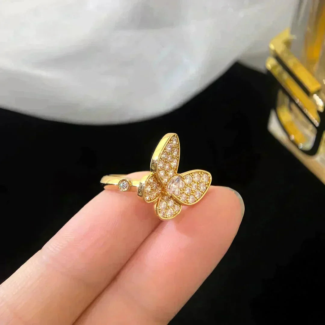 [OrnoraJewelry]BUTTERFLY DIAMOND RING
