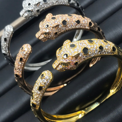 [OrnoraJewelry]PANTHERE BIG BRACELET DIAMONDS