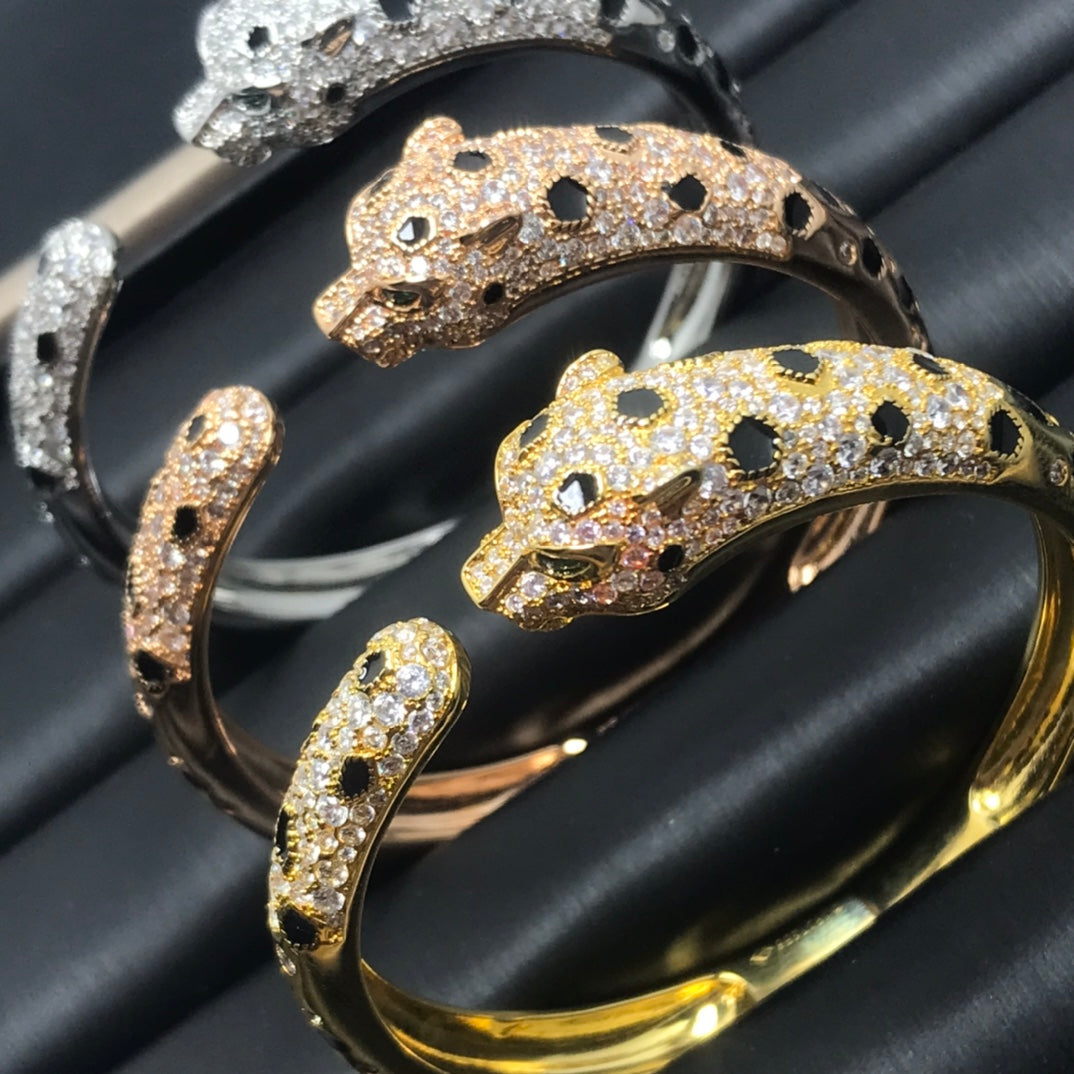 [OrnoraJewelry]PANTHERE BIG BRACELET DIAMONDS