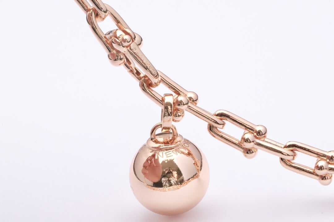 [Ornora Jewelry]HARDWEAR WRAP PINK GOLD BRACELET