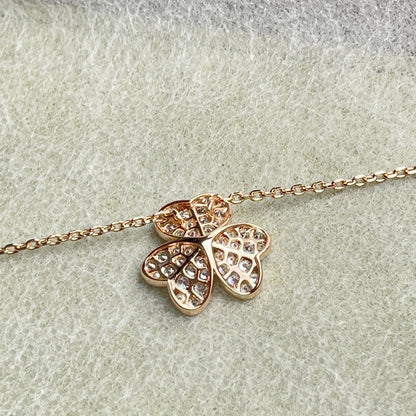 [OrnoraJewelry]FLOWER DIAMOND NECKLACE