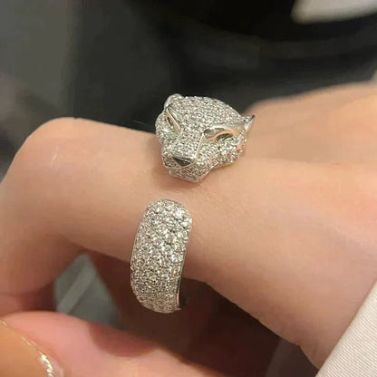 [OrnoraJewelry]PANTHERE 5.5MM ALL DIAMOND RING