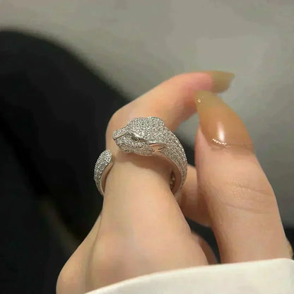 [OrnoraJewelry]PANTHERE 5.5MM ALL DIAMOND RING