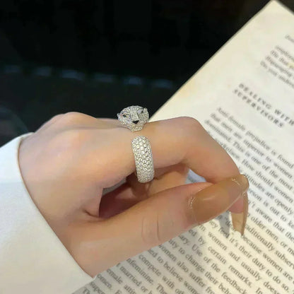 [OrnoraJewelry]PANTHERE 5.5MM ALL DIAMOND RING