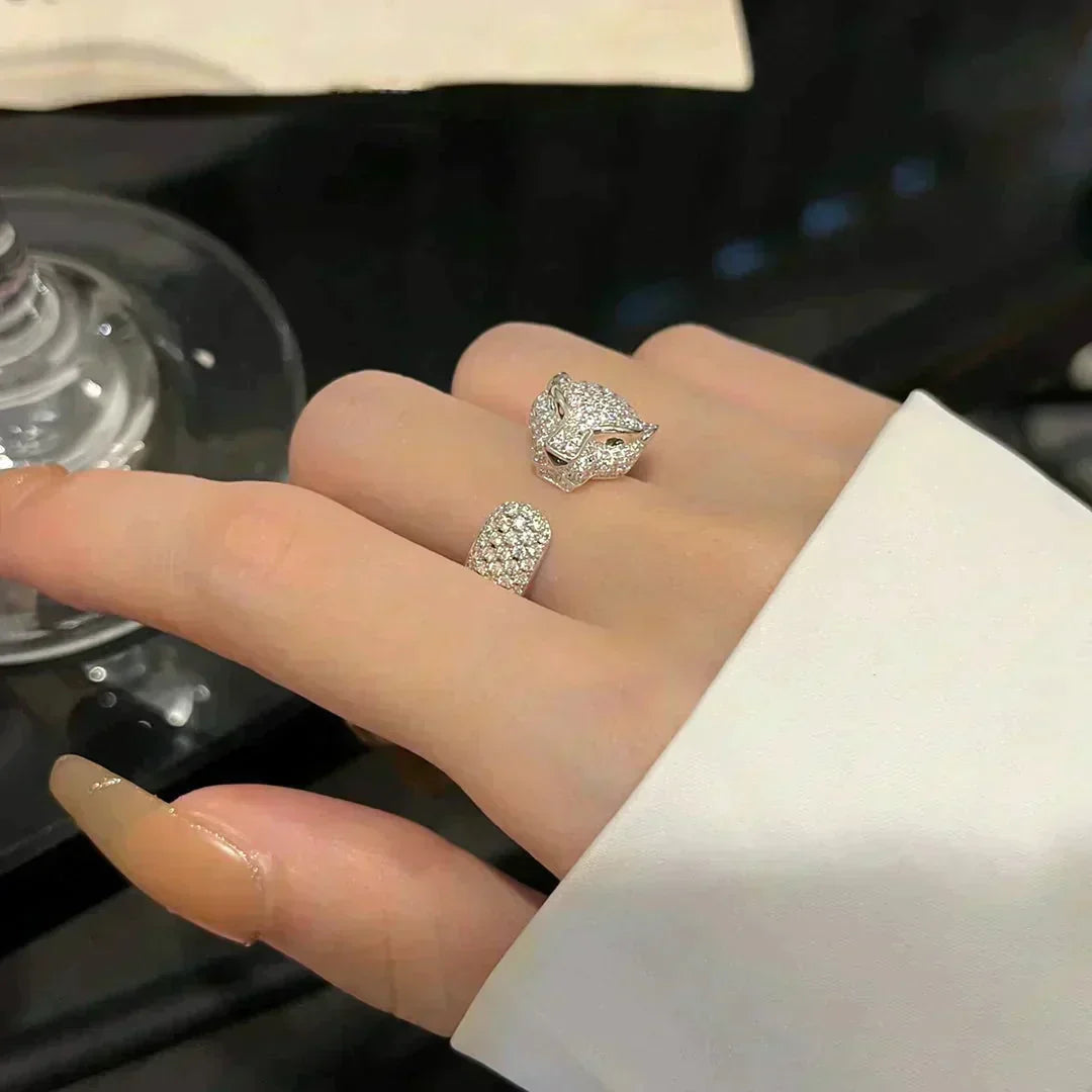 [OrnoraJewelry]PANTHERE 5.5MM ALL DIAMOND RING