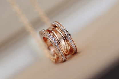 [OrnoraJewelry]ZERO 1 PINK GOLD NECKLACE