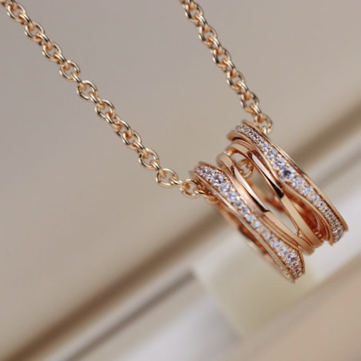 [OrnoraJewelry]ZERO 1 PINK GOLD NECKLACE
