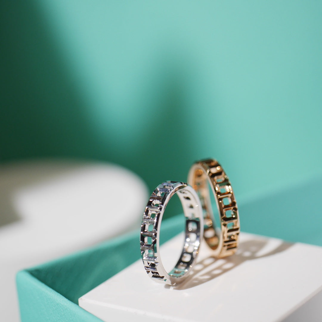 [Ornora Jewelry]T TRUE 3.5MM PINK GOLD RING