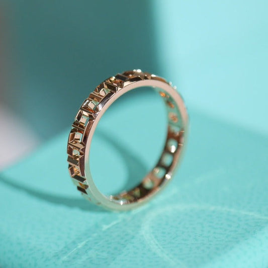 [Ornora Jewelry]T TRUE 3.5MM PINK GOLD RING