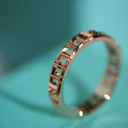 [Ornora Jewelry]T TRUE 3.5MM PINK GOLD RING