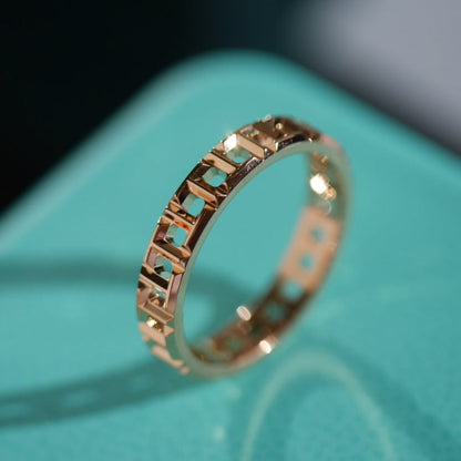 [Ornora Jewelry]T TRUE 3.5MM PINK GOLD RING