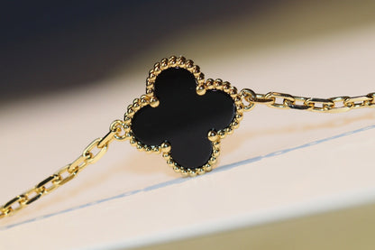 [OrnoraJewelry]CLOVER 20 MOTIFS ONYX ROSE GOLD