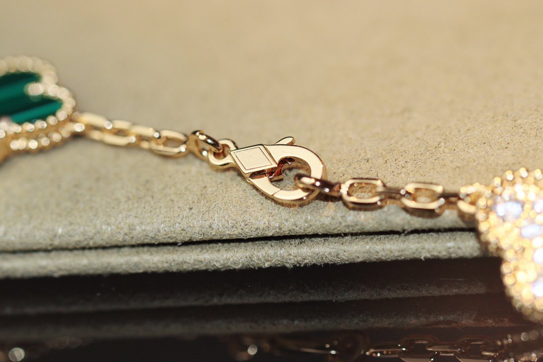 [OrnoraJewelry]CLOVER 20 MOTIFS ONYX ROSE GOLD