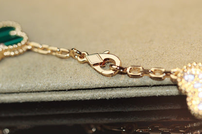 [OrnoraJewelry]CLOVER 20 MOTIFS ONYX ROSE GOLD