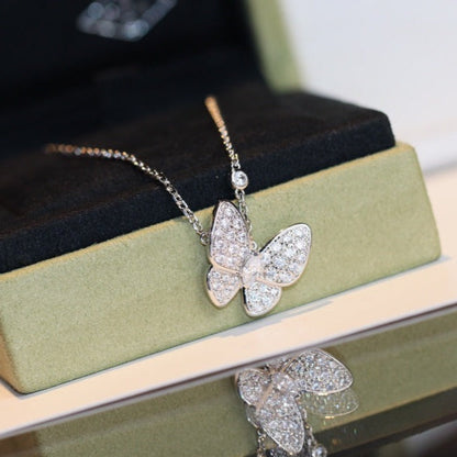 [OrnoraJewelry]BUTTERFLY DIAMOND NECKLACE