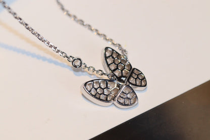 [OrnoraJewelry]BUTTERFLY DIAMOND NECKLACE