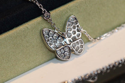[OrnoraJewelry]BUTTERFLY DIAMOND NECKLACE