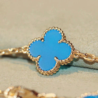 [OrnoraJewelry]CLOVER 20 MOTIFS TURQUOISE GOLD