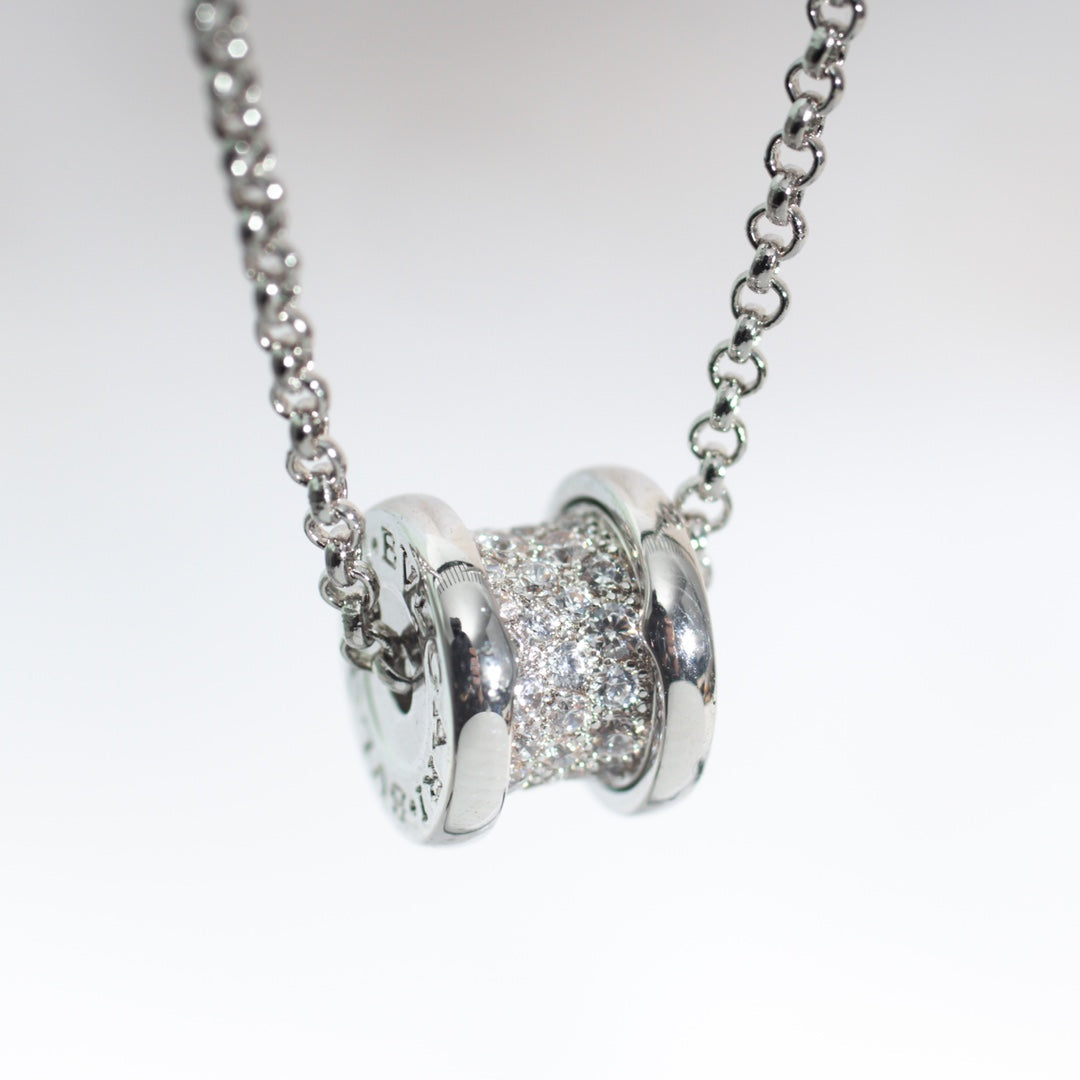 [OrnoraJewelry]ZERO 1 SILVER DIAMOND NECKLACE