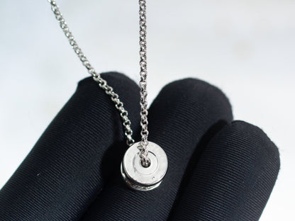 [OrnoraJewelry]ZERO 1 SILVER DIAMOND NECKLACE