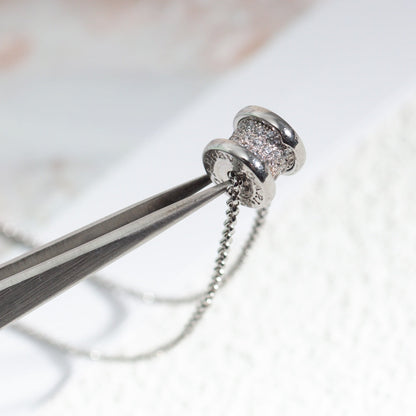 [OrnoraJewelry]ZERO 1 SILVER DIAMOND NECKLACE
