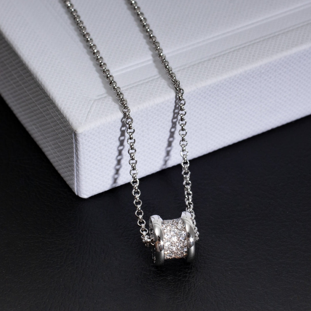 [OrnoraJewelry]ZERO 1 SILVER DIAMOND NECKLACE