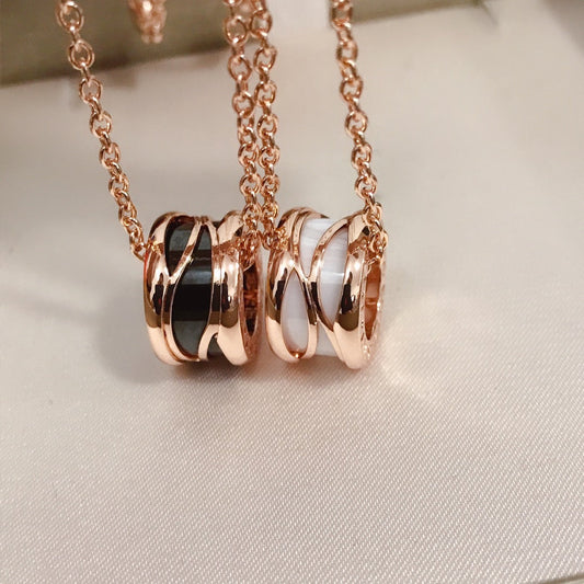 [OrnoraJewelry]ZERO 1 FOUR BAND PINK GOLD CERAMIC