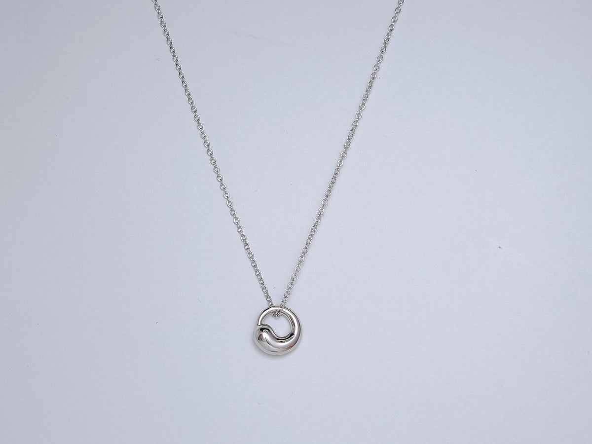 [Ornora Jewelry]SNAIL PEDANT SILVER NECKLACE