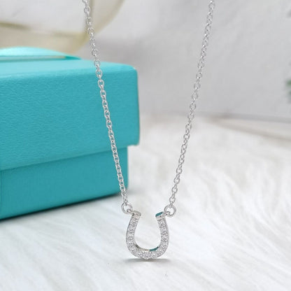 [Ornora Jewelry]U DIAMONDS PEDANT NECKLACE