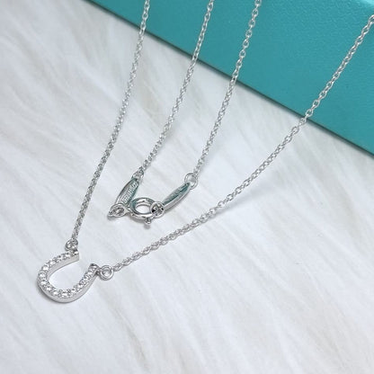 [Ornora Jewelry]U DIAMONDS PEDANT NECKLACE