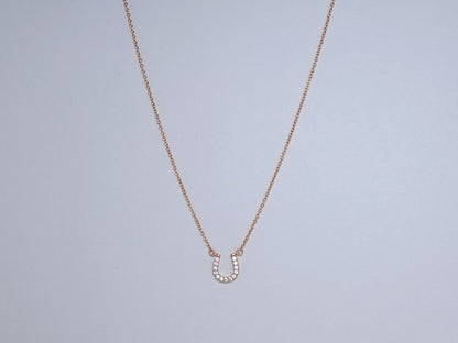[Ornora Jewelry]U DIAMONDS PEDANT NECKLACE