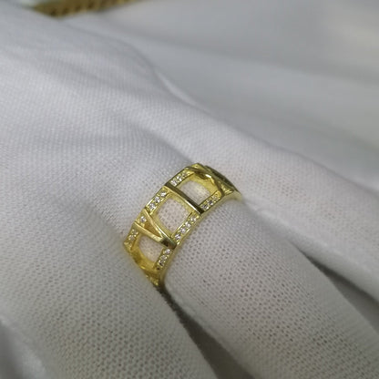 [Ornora Jewelry]ATLAS LARGE OPEN DIAMOND RING
