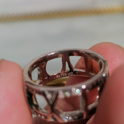 [Ornora Jewelry]ATLAS LARGE OPEN DIAMOND RING