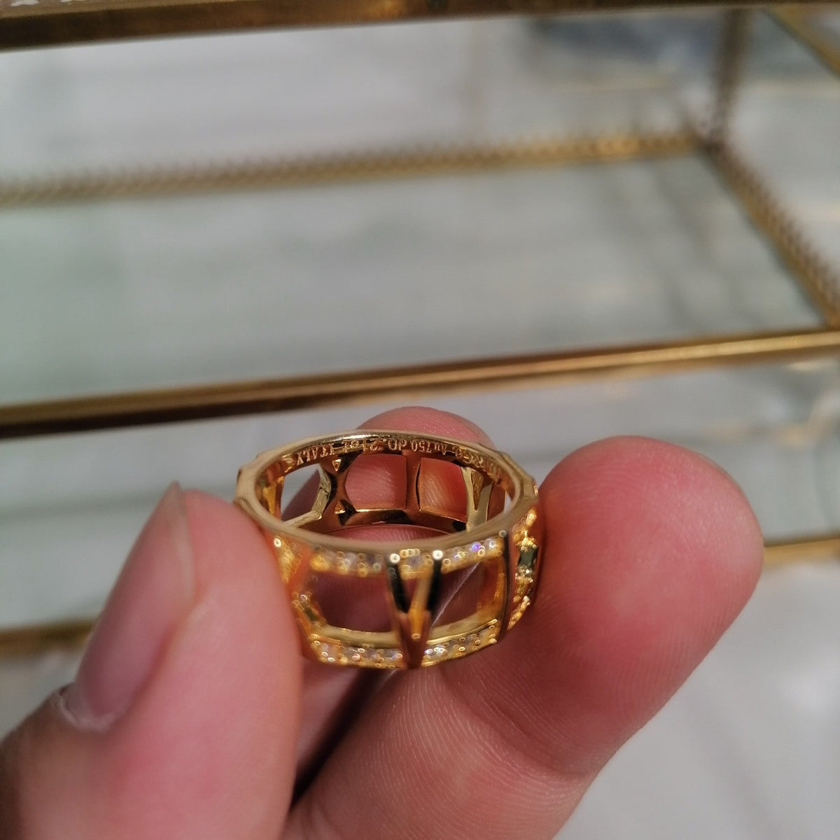 [Ornora Jewelry]ATLAS LARGE OPEN DIAMOND RING