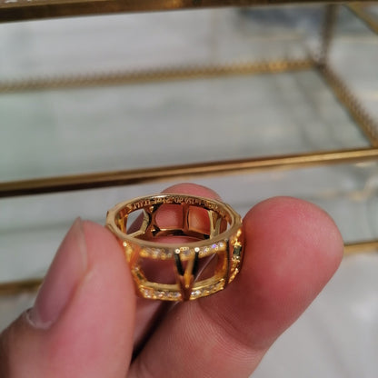[Ornora Jewelry]ATLAS LARGE OPEN DIAMOND RING