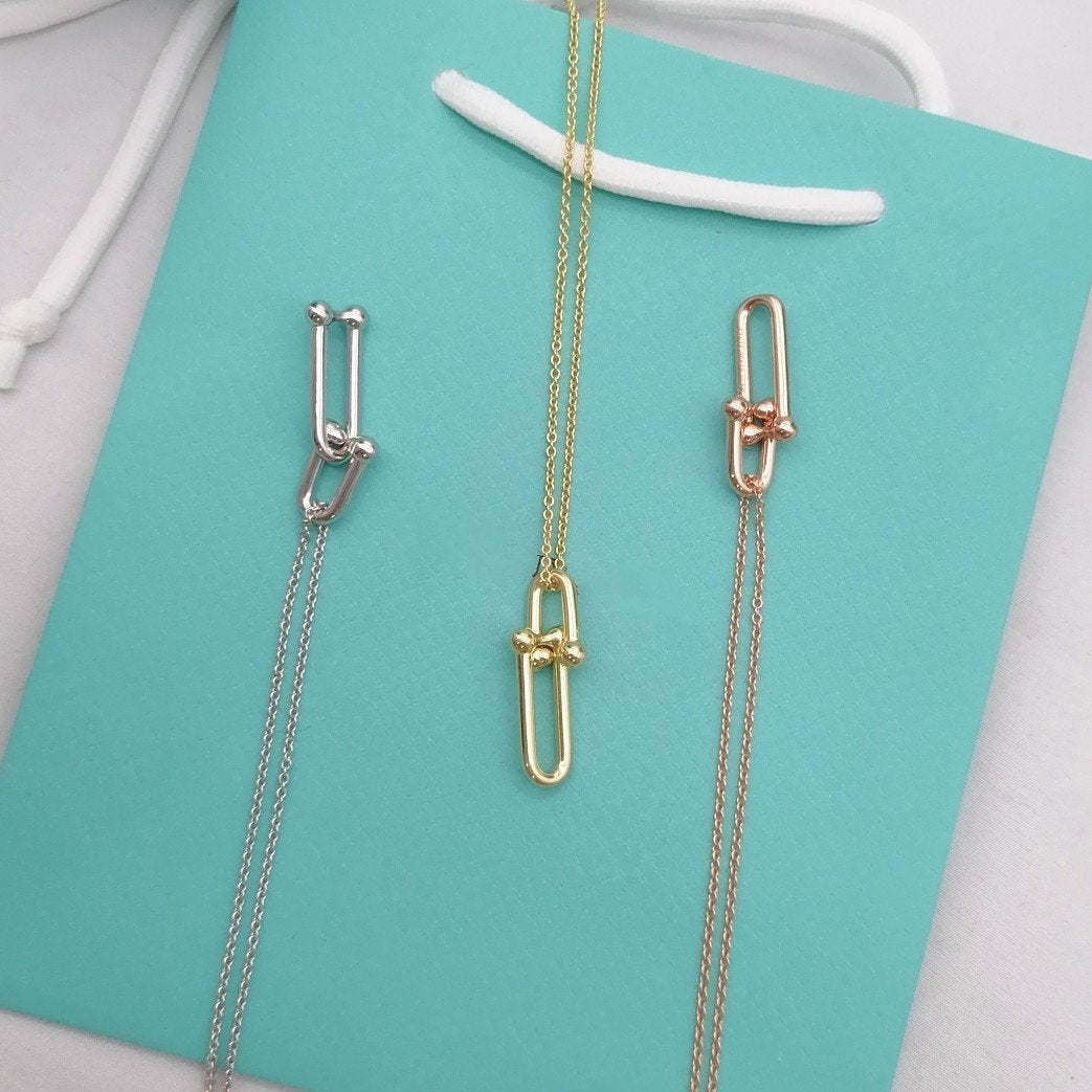 [Ornora Jewelry]HARDWEAR GOLD DROP PEDANT NECKLACE