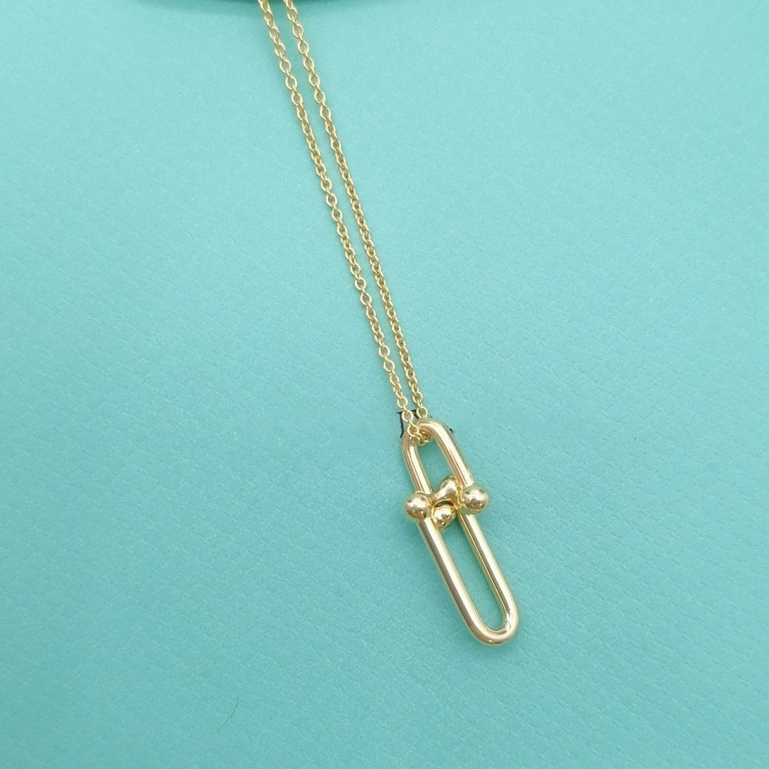 [Ornora Jewelry]HARDWEAR GOLD DROP PEDANT NECKLACE
