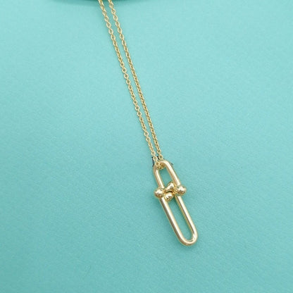 [Ornora Jewelry]HARDWEAR GOLD DROP PEDANT NECKLACE