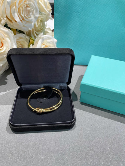 [Ornora Jewelry]KNOT DOUBLE ROW GOLD BRACELET