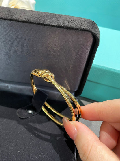 [Ornora Jewelry]KNOT DOUBLE ROW GOLD BRACELET
