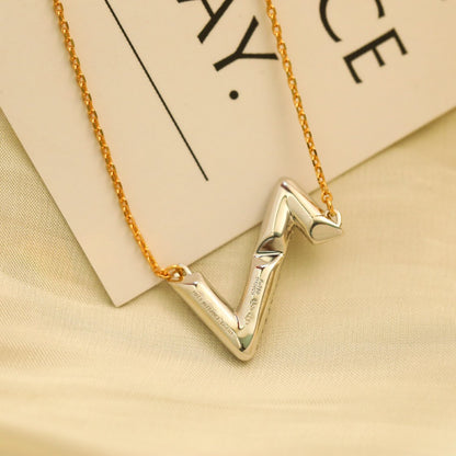 [OrnoraJewelry]VOLT SILVER DIAMOND PEDANT NECKLACE