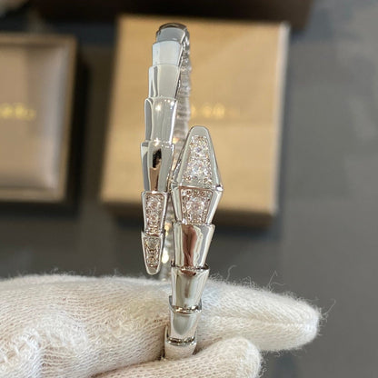 [OrnoraJewelry]SERPENTI BRACELET DIAMONDS SILVER