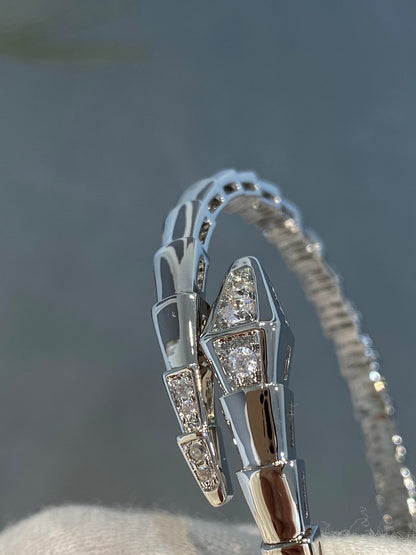 [OrnoraJewelry]SERPENTI BRACELET DIAMONDS SILVER